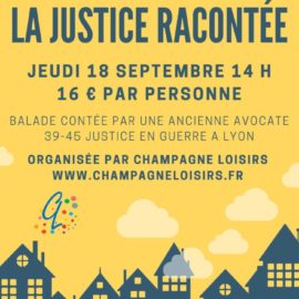 La justice racontée 18 septembre
