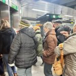 Le départ en métro